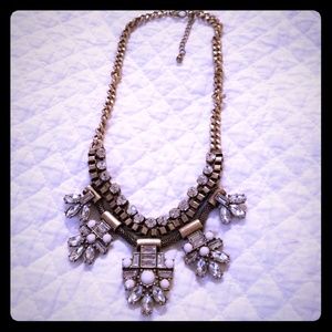 Holiday Bling -necklace- Rhinestones, bronze NWOT